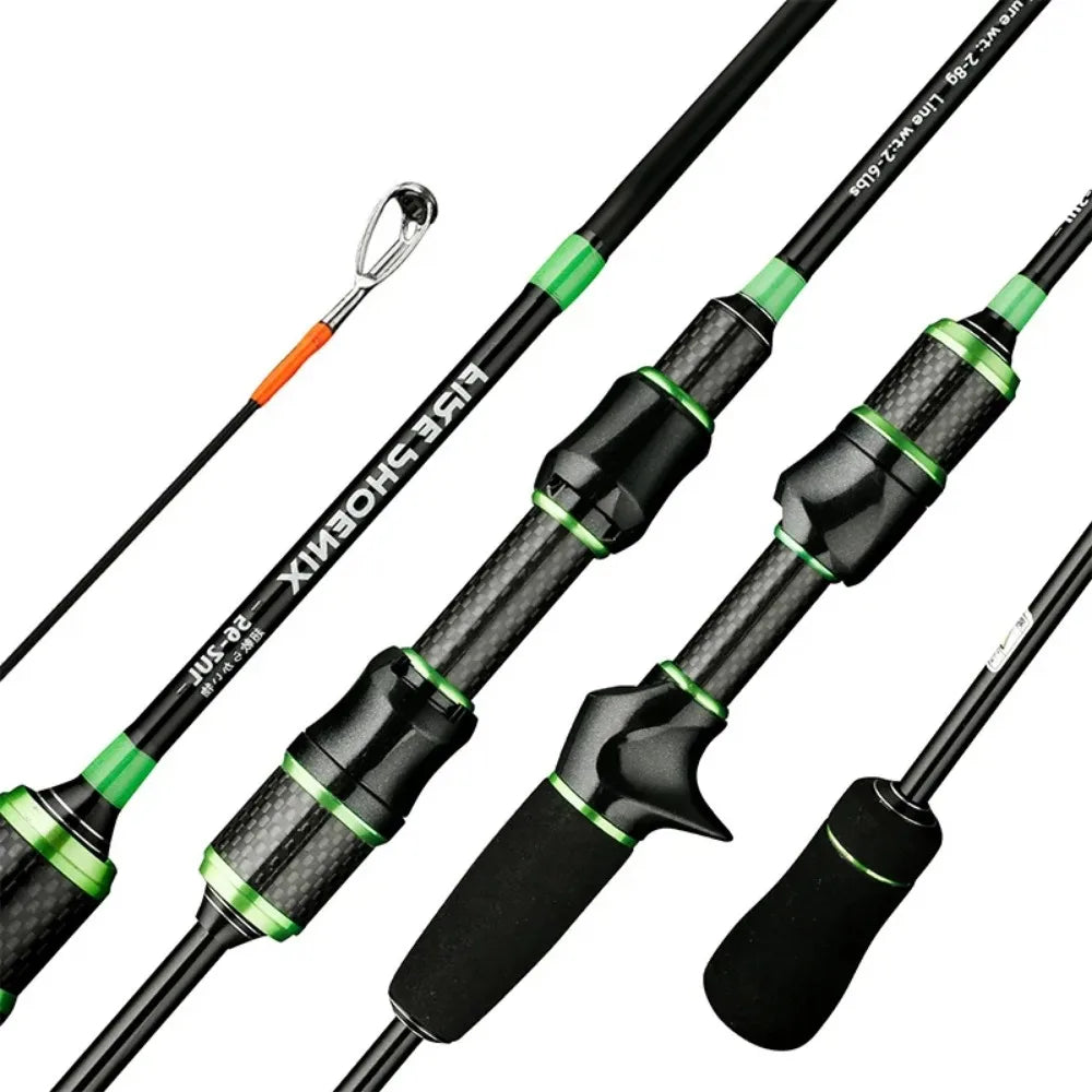 Ultralight Carbon Fishing Rod — Casting or Spinning