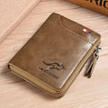 Men's Zipper Wallet & Card Holder
