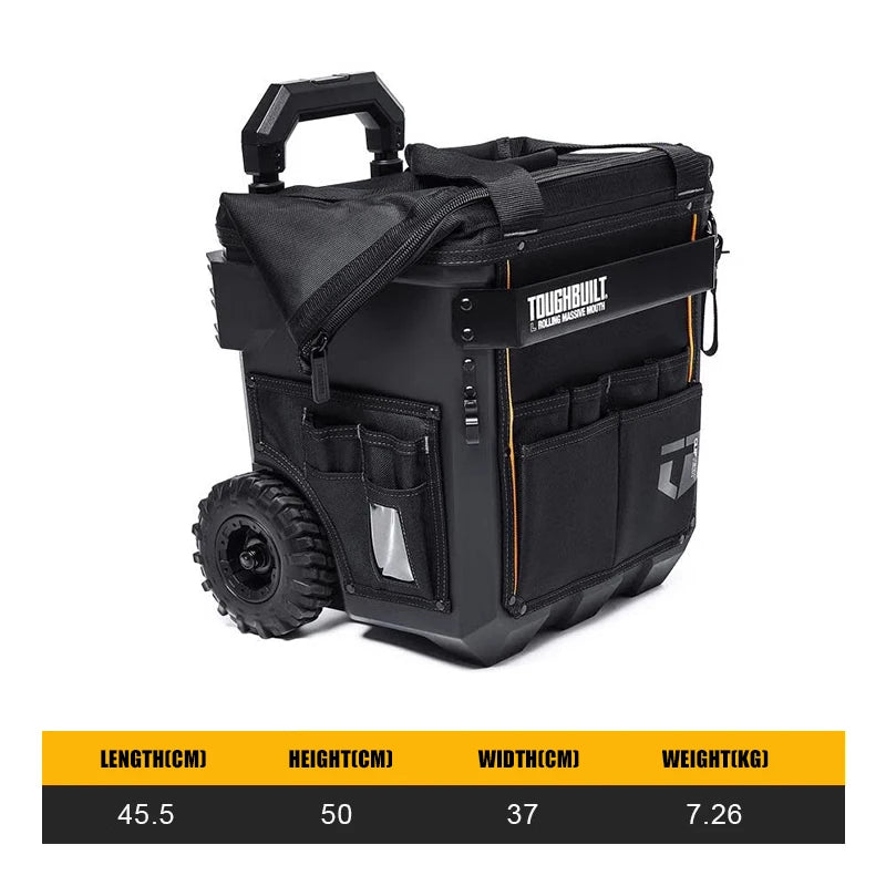 TOUGHBUILT Rolling Massive Mouth Tool Bag