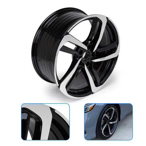 19×8.5 Aftermarket Alloy Wheel for Honda Accord – Black Machined