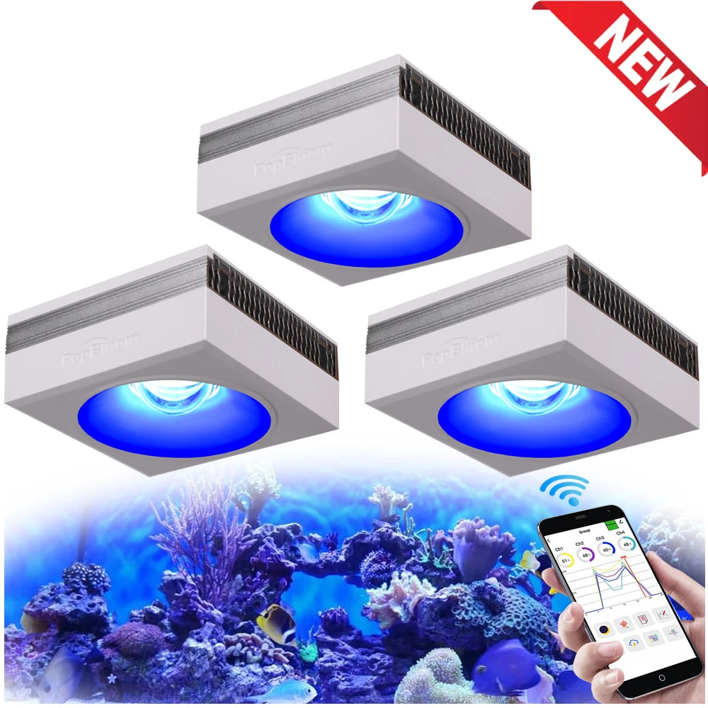 PopBloom RL90 WiFi Reef Aquarium LED Light