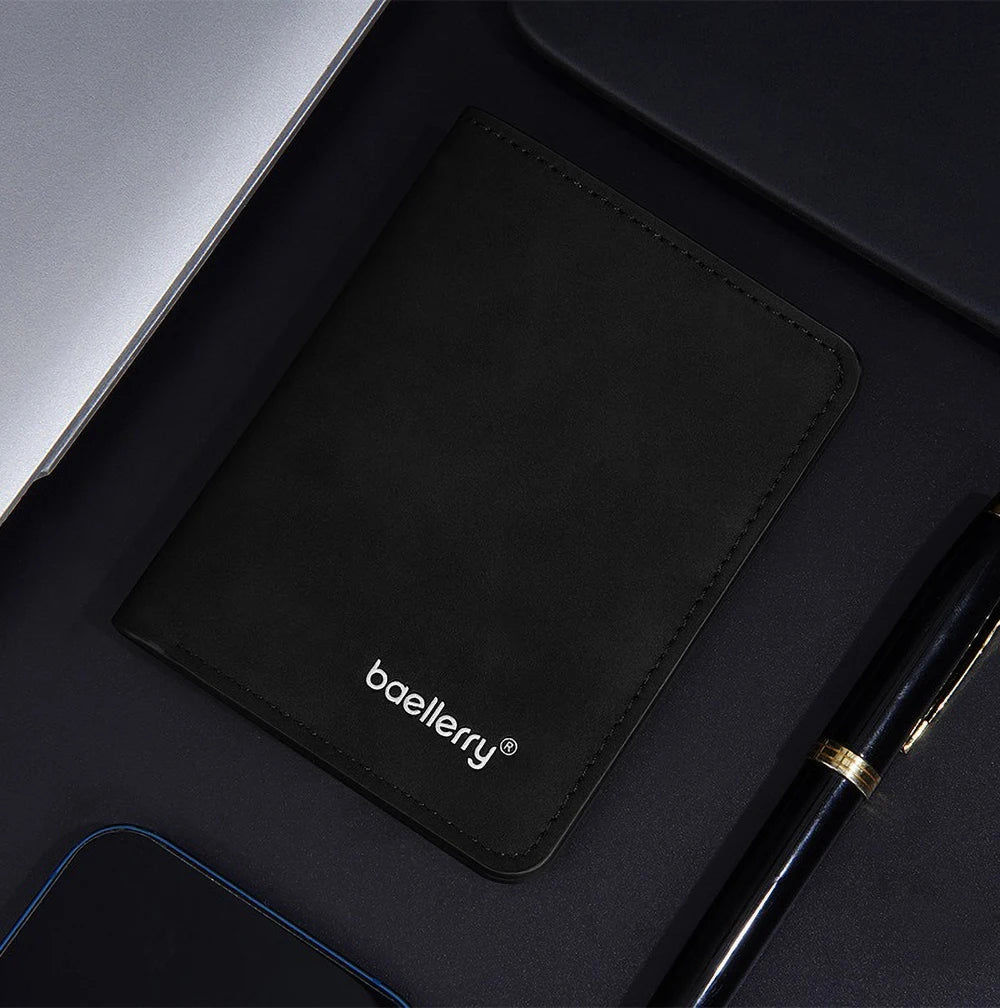 Baellerry Men's PU Wallet with Money Clip