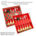 Christmas Dessert Spoon & Fork Gift Sets