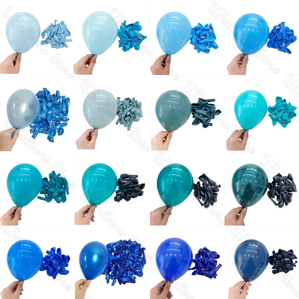 Blue Latex Balloons, Size & Pack Options