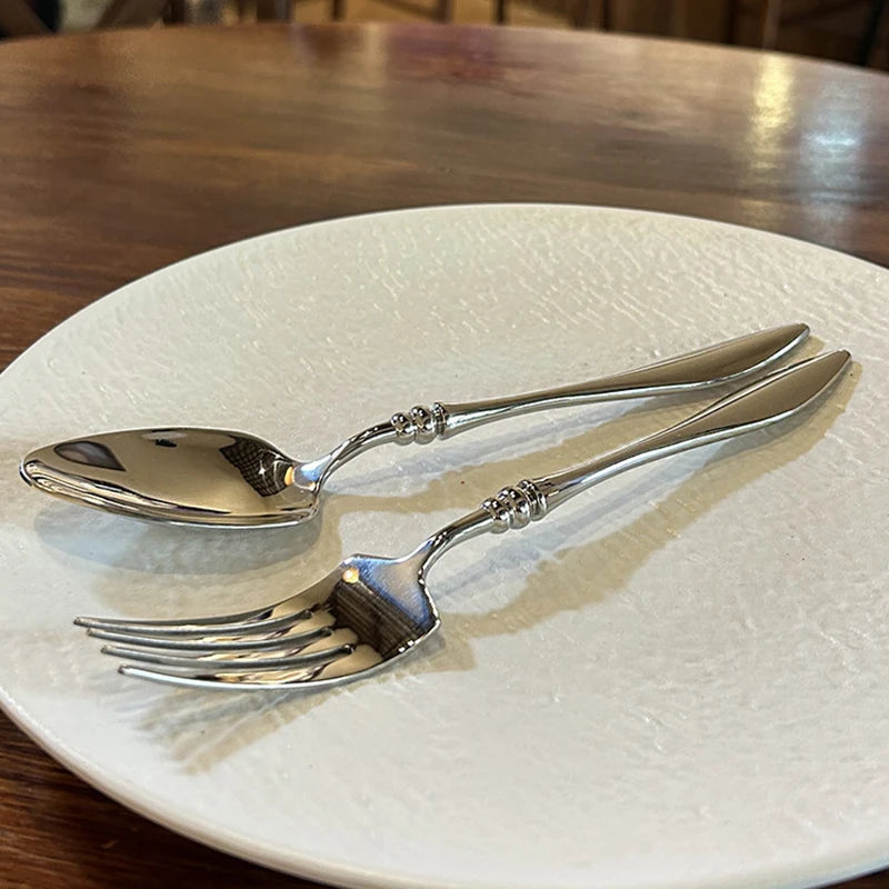 Stainless Steel Cutlery Set — 6 Pieces