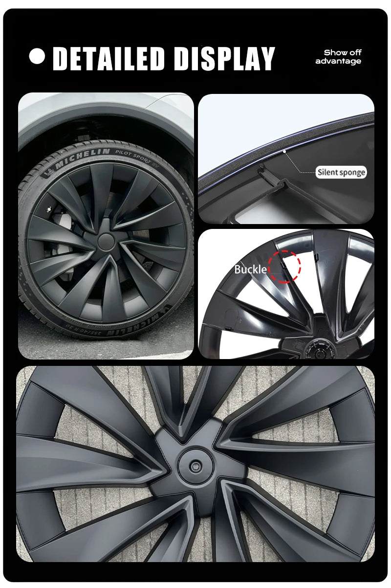 20-Inch Wheel Covers for Model Y Juniper – Set of 4