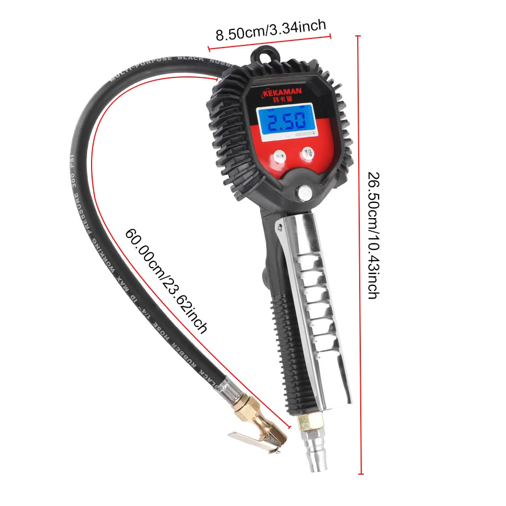 LEEPEE Digital Tire Inflator & Pressure Gauge