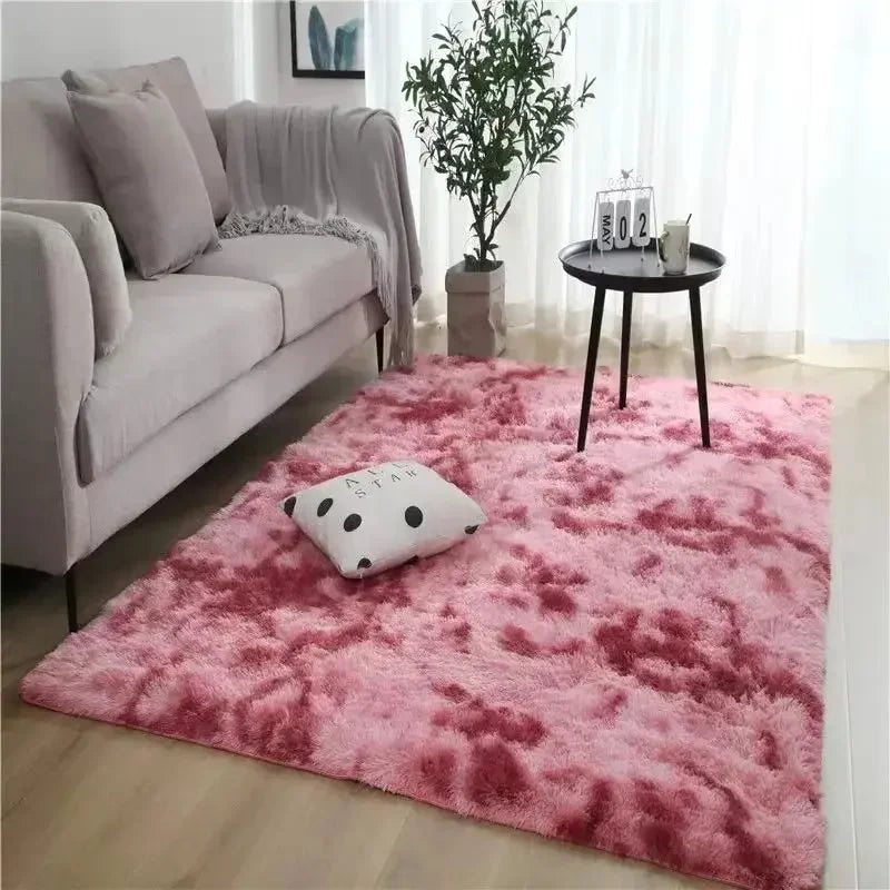 Soft Gradient Polyester Area Rug