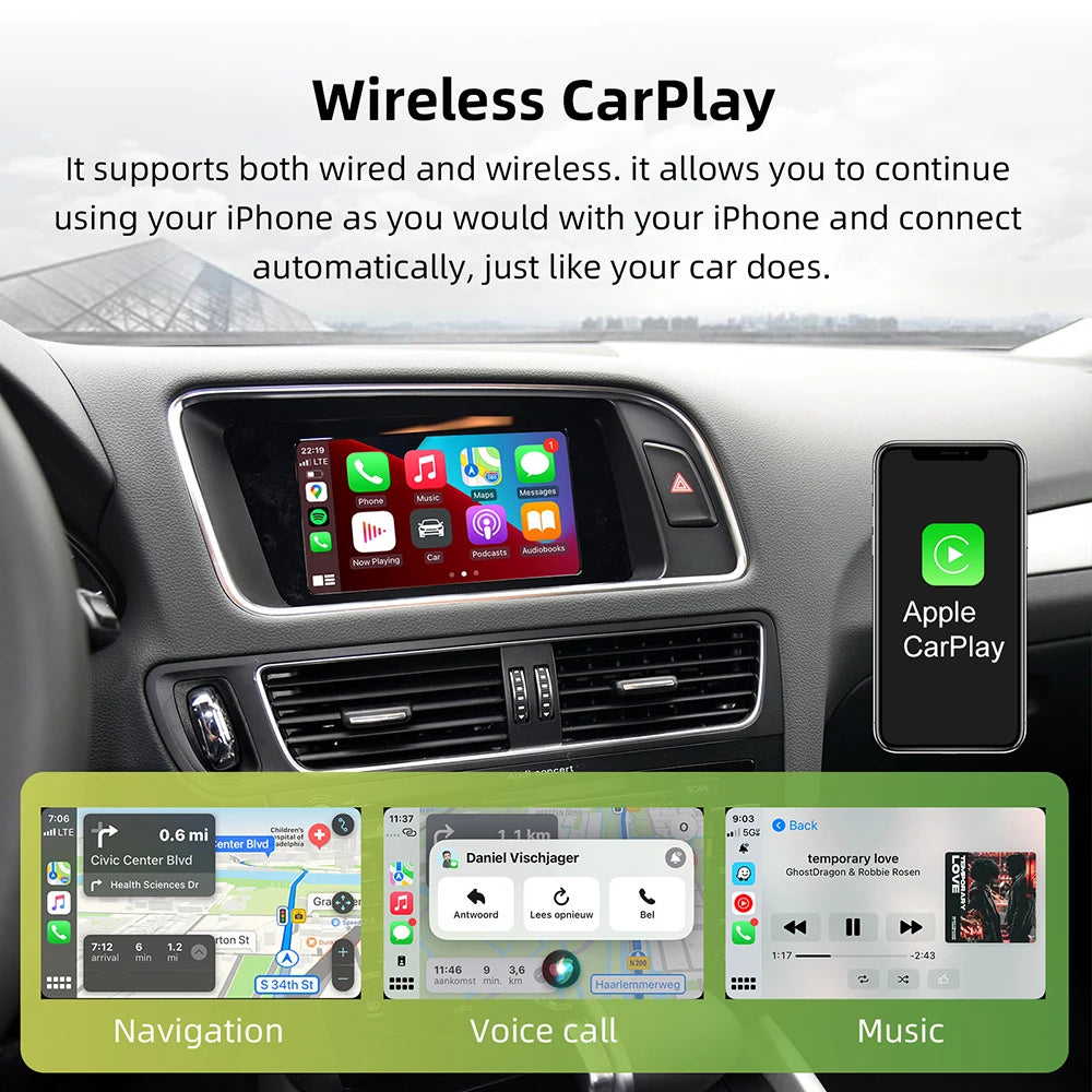 ANYFAR CarPlay & Android Auto Interface for Audi MMI 3G