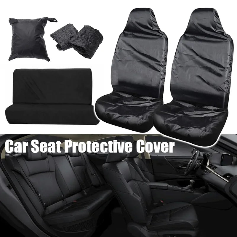 Black Oxford-Cloth Interior Protective Covers