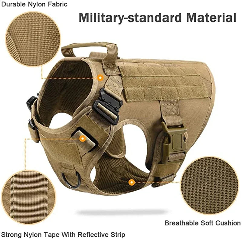 PETRAVEL Adjustable Dog Harness & Collar Set