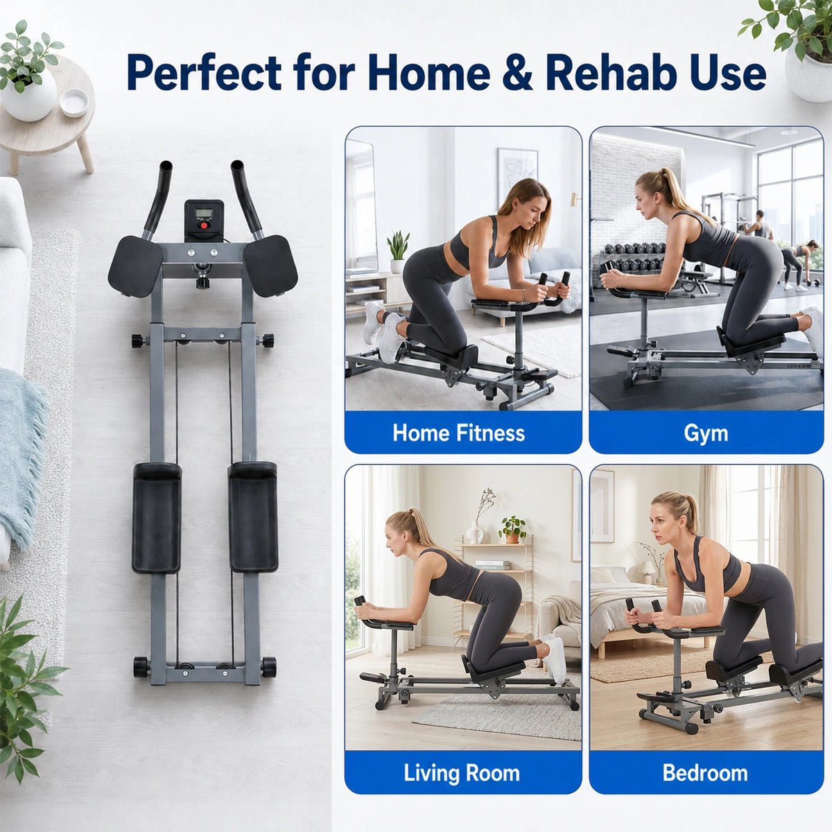 Adjustable Crawling Exercise Machine with Counter