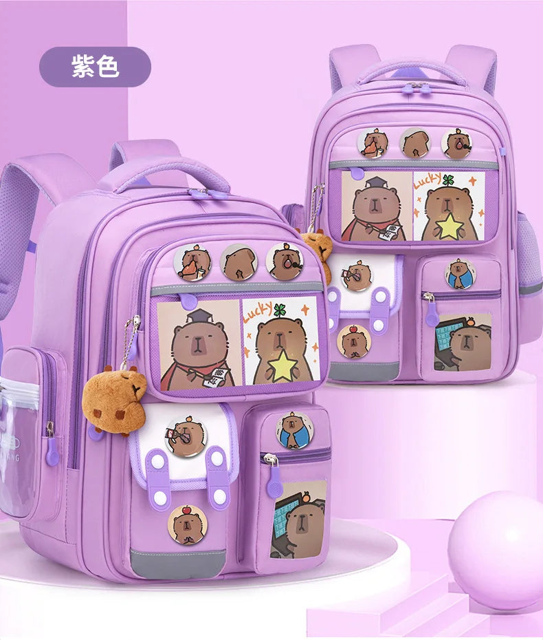 Capybara Kids' School Backpack