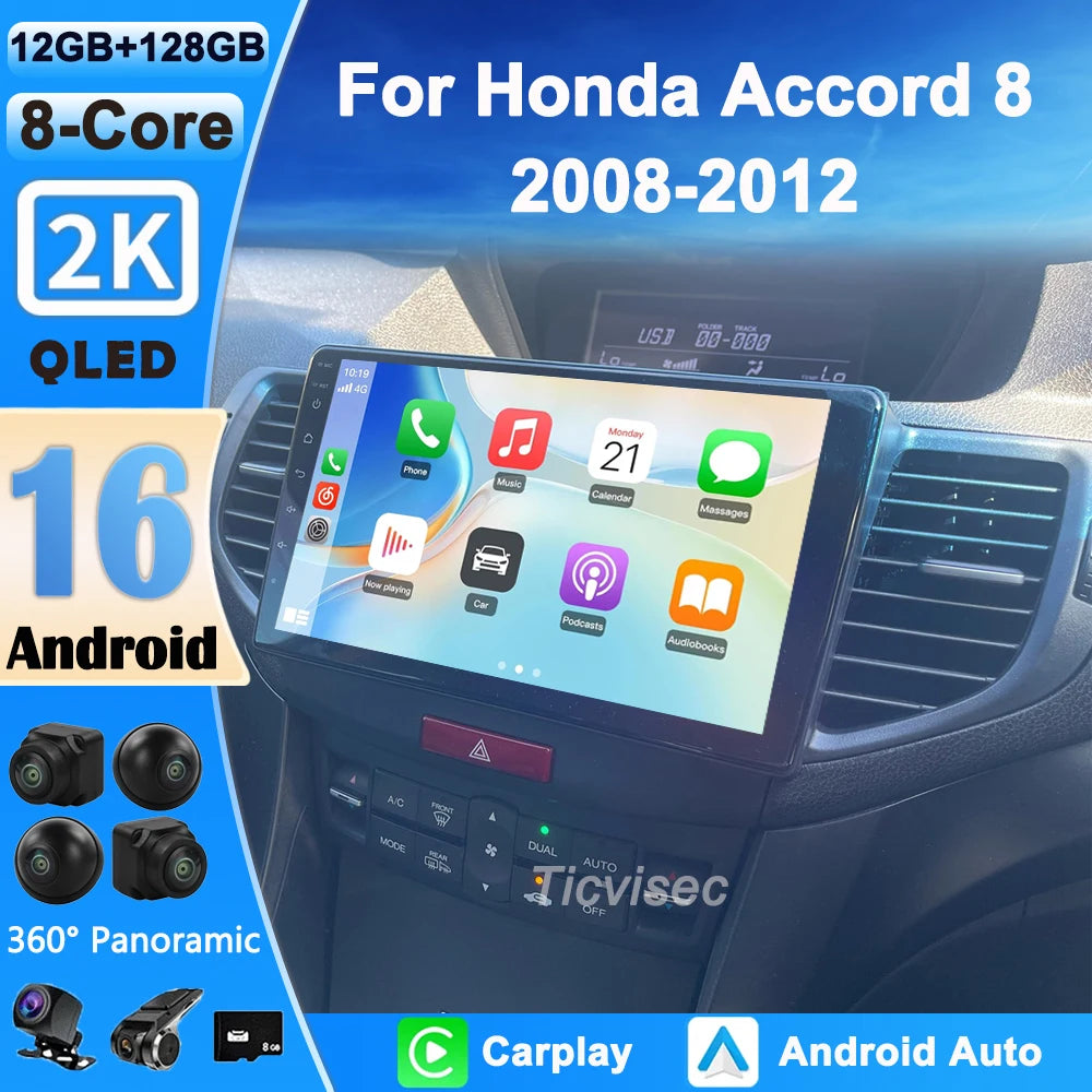 Car Stereo for Honda Accord 8 and Acura TSX