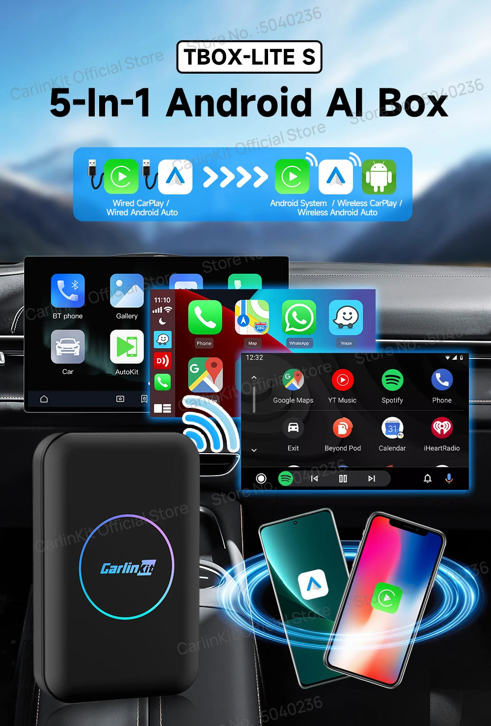 CarlinKit Tbox Lite & Lite S AI Box