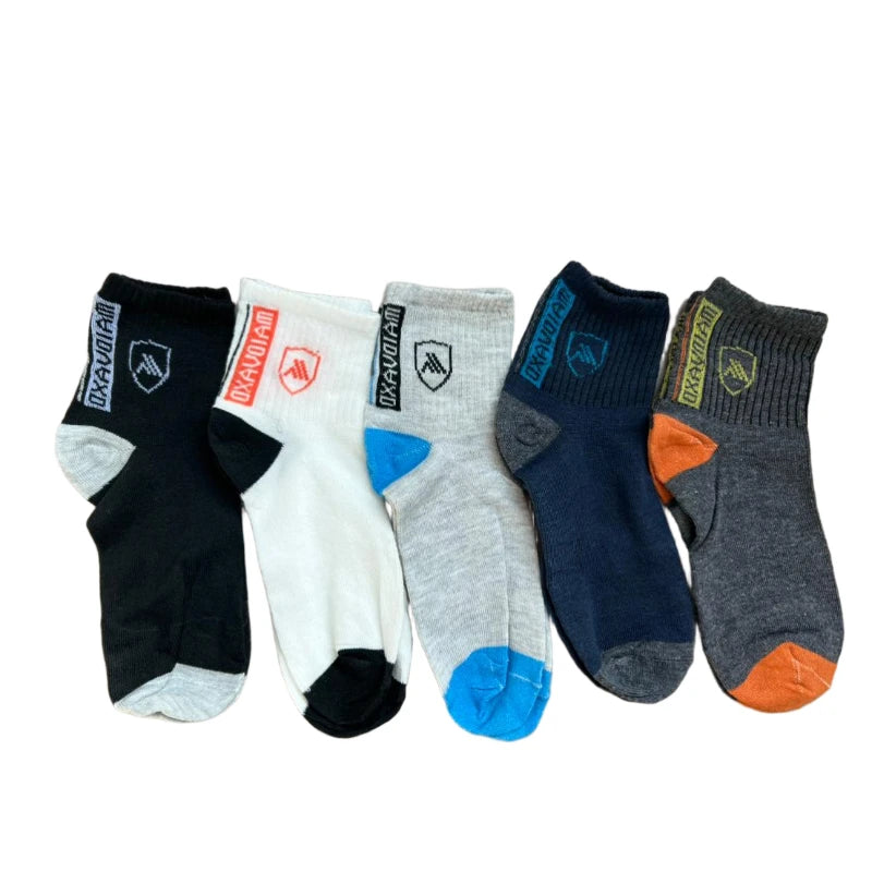 Men's Warm Mid-Calf Socks – 5 Pairs