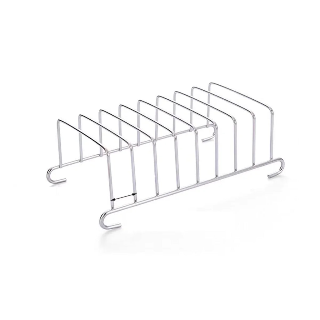 Stainless Steel Toast Rack with Tongs