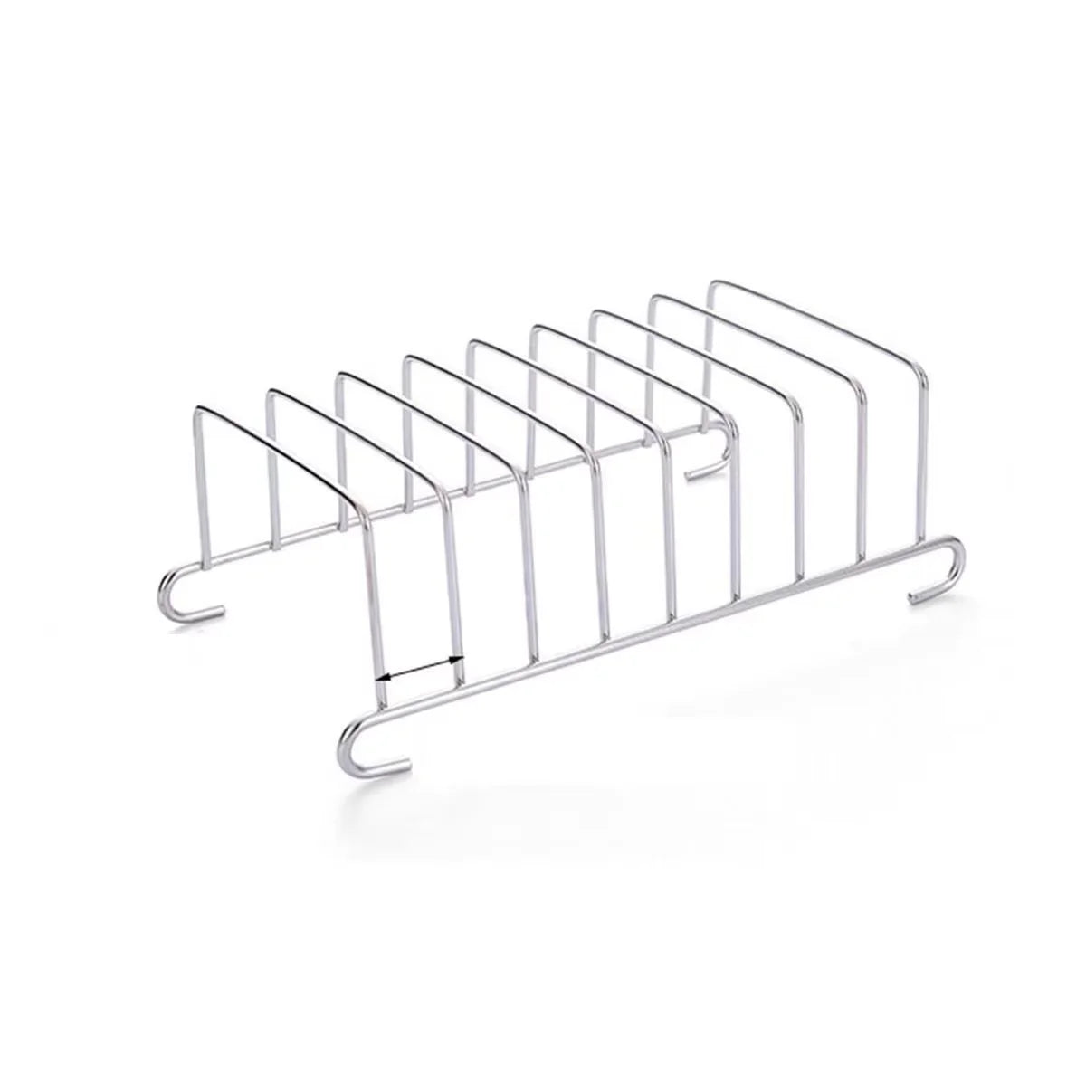 Stainless Steel Toast Rack with Tongs