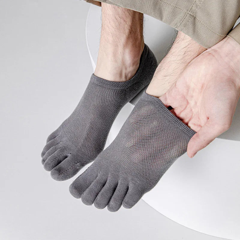 Men's Low-Cut Toe Socks – 3 Pairs
