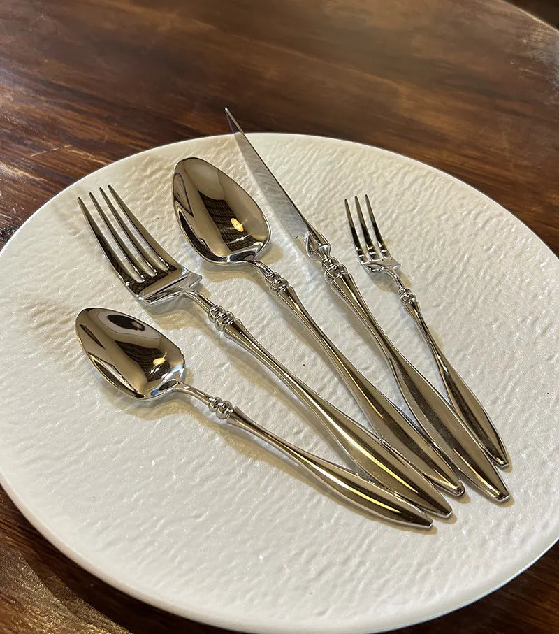 Stainless Steel Cutlery Set — 6 Pieces