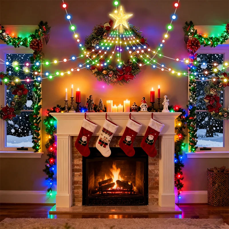 400-LED RGBIC Christmas Tree Light Strings