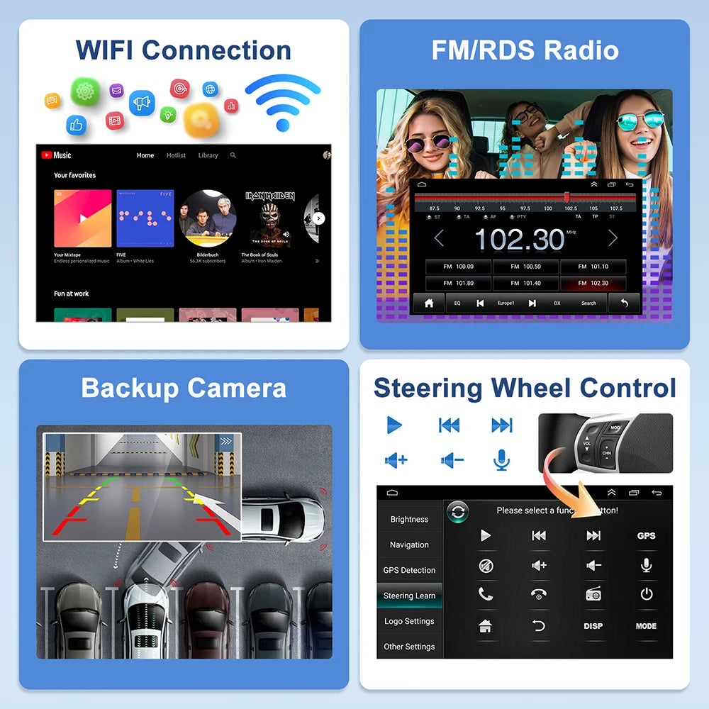 7-Inch Android Stereo for Chevrolet and GMC — 2 GB / 32 GB