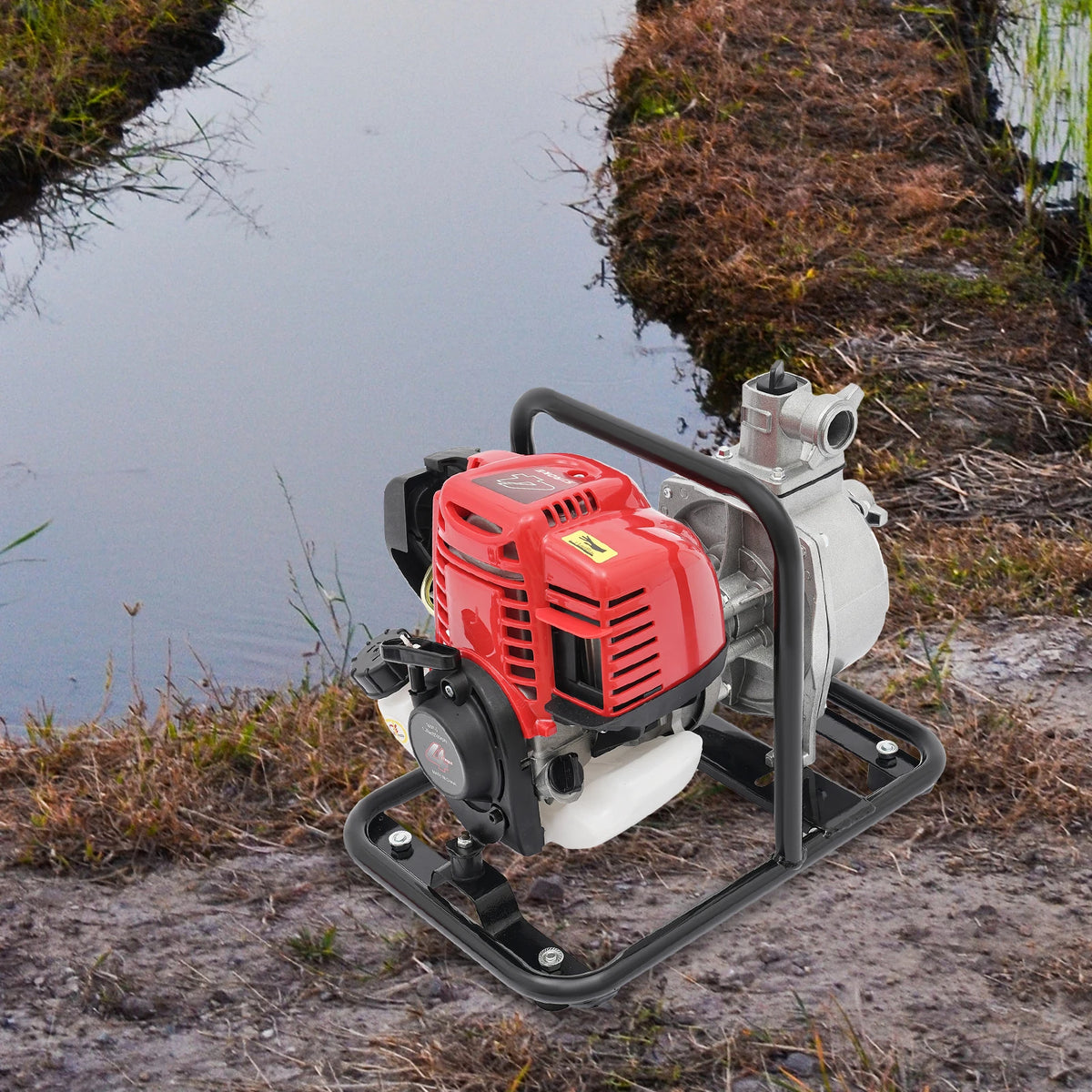 Bymaocar 38cc Four-Stroke Self-Priming Water Pump