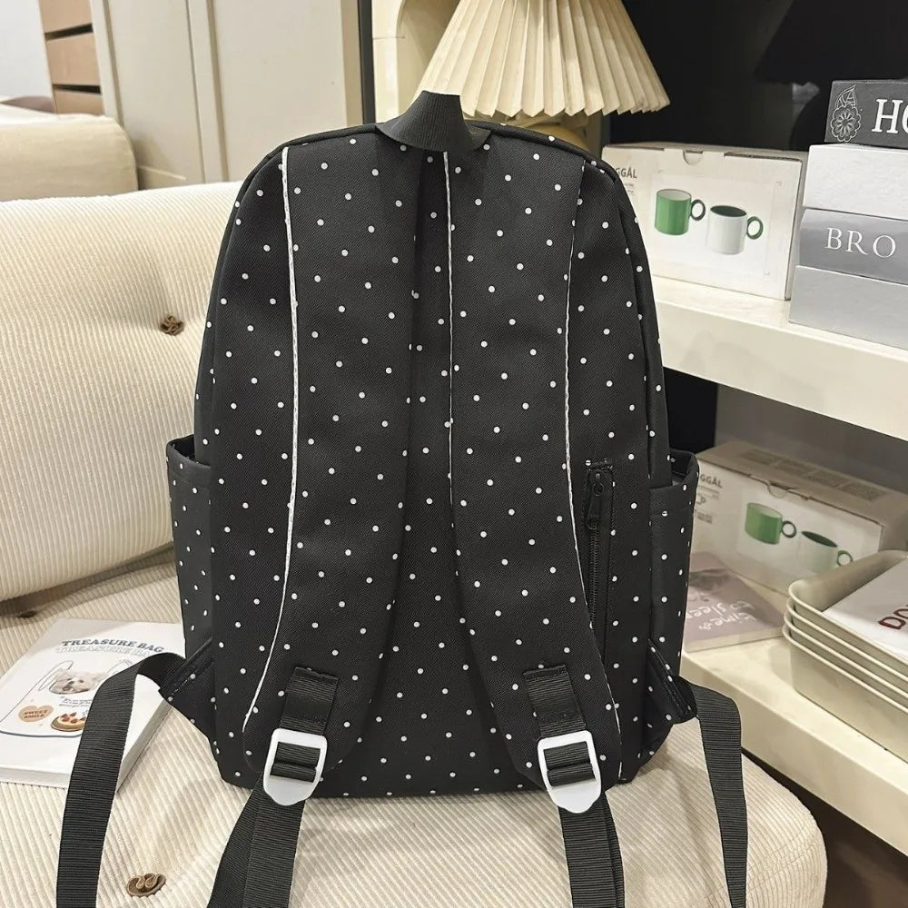 Piano-Key Print Lightweight Backpack