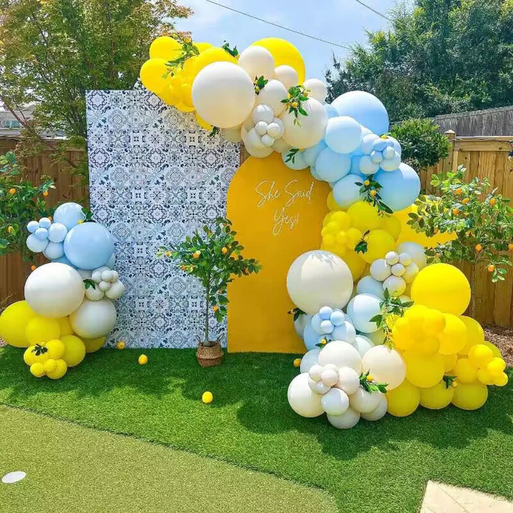 Pink & Blue Balloon Garland Kit Options