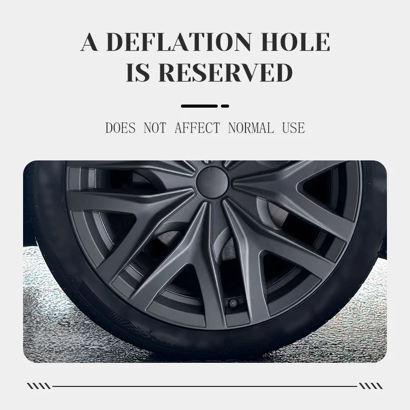 TSLLUG 18-Inch Wheel Covers for Tesla Model 3 Highland – Set of 4