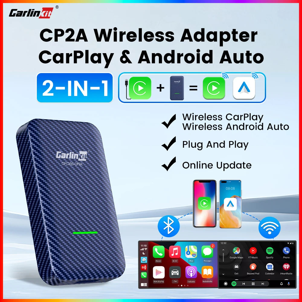 CarlinKit CP2A Wireless CarPlay & Android Auto Adapter