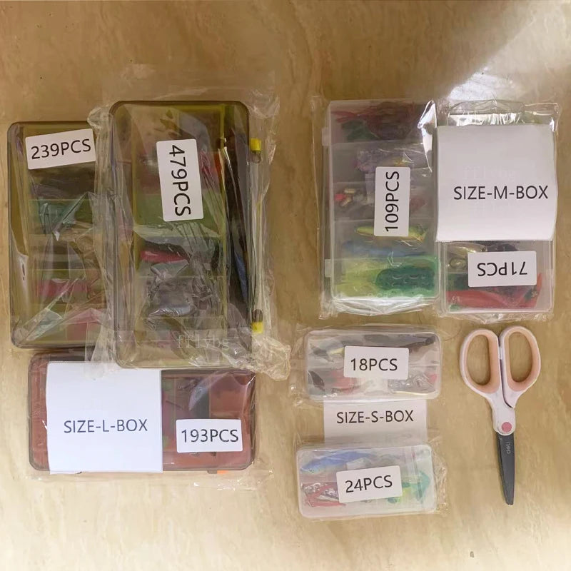 Mixed Fishing Lure & Tackle Box Kit Options
