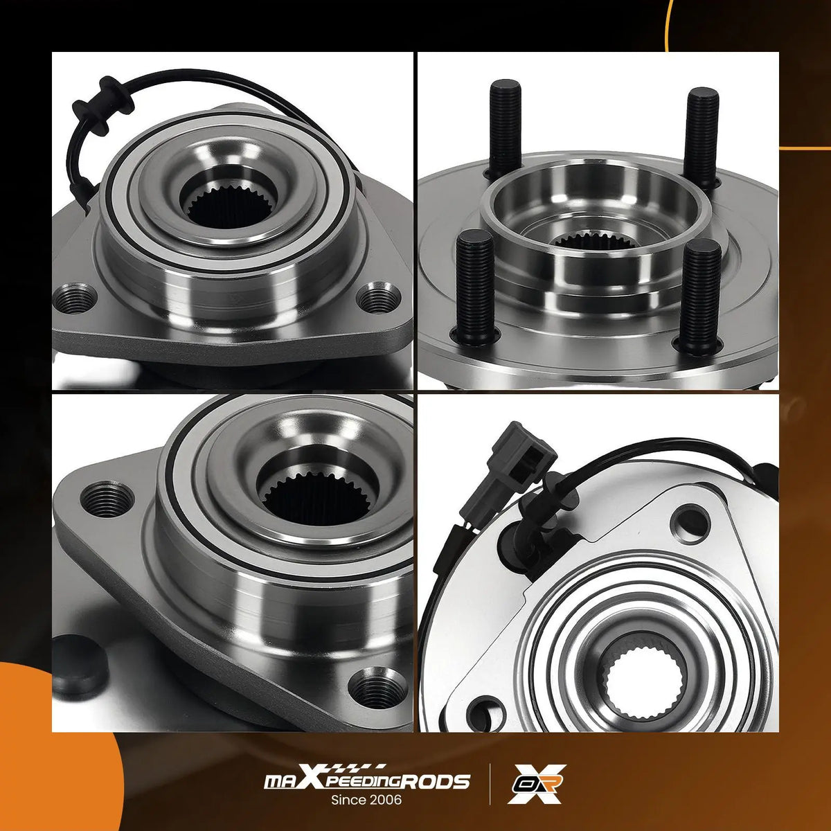 MXR Front Wheel Hub & Bearing Assemblies – Pair, 515125