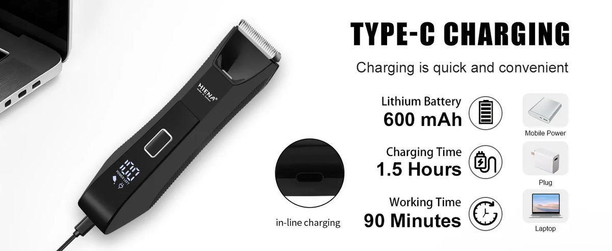 Rechargeable Body Hair Trimmer