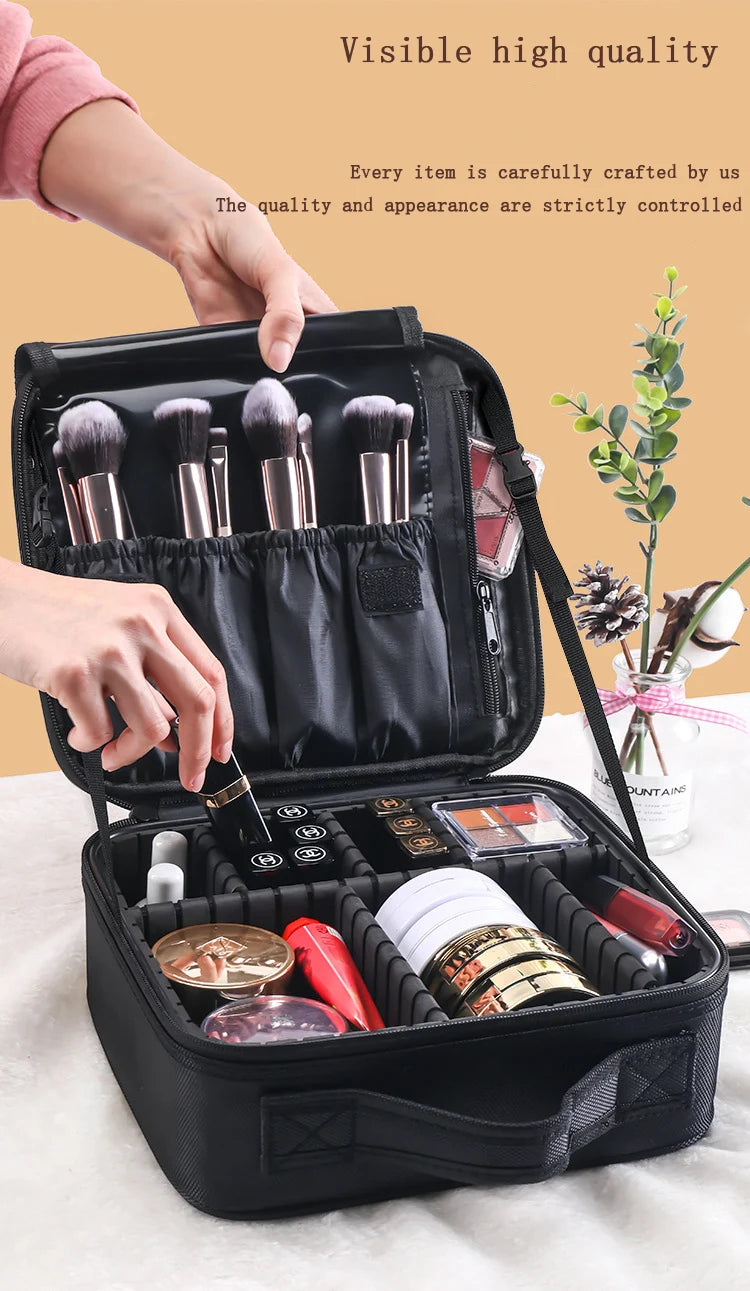Oxford Fabric Cosmetic Organizer Case – 3 Sizes