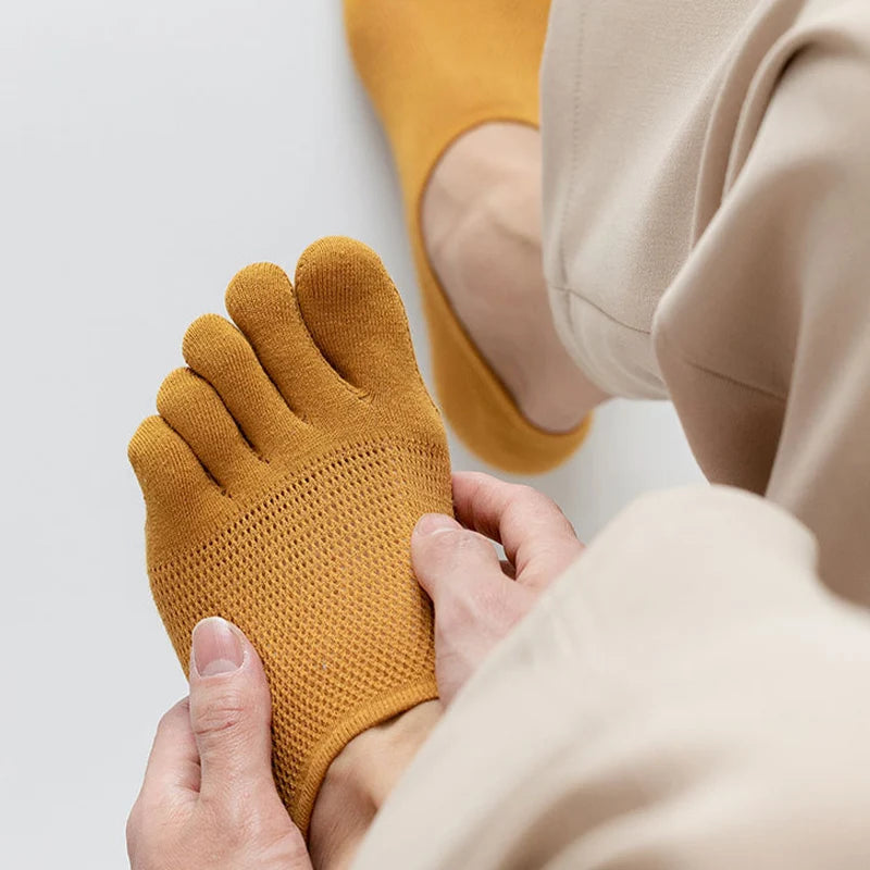 Men's Low-Cut Toe Socks – 3 Pairs