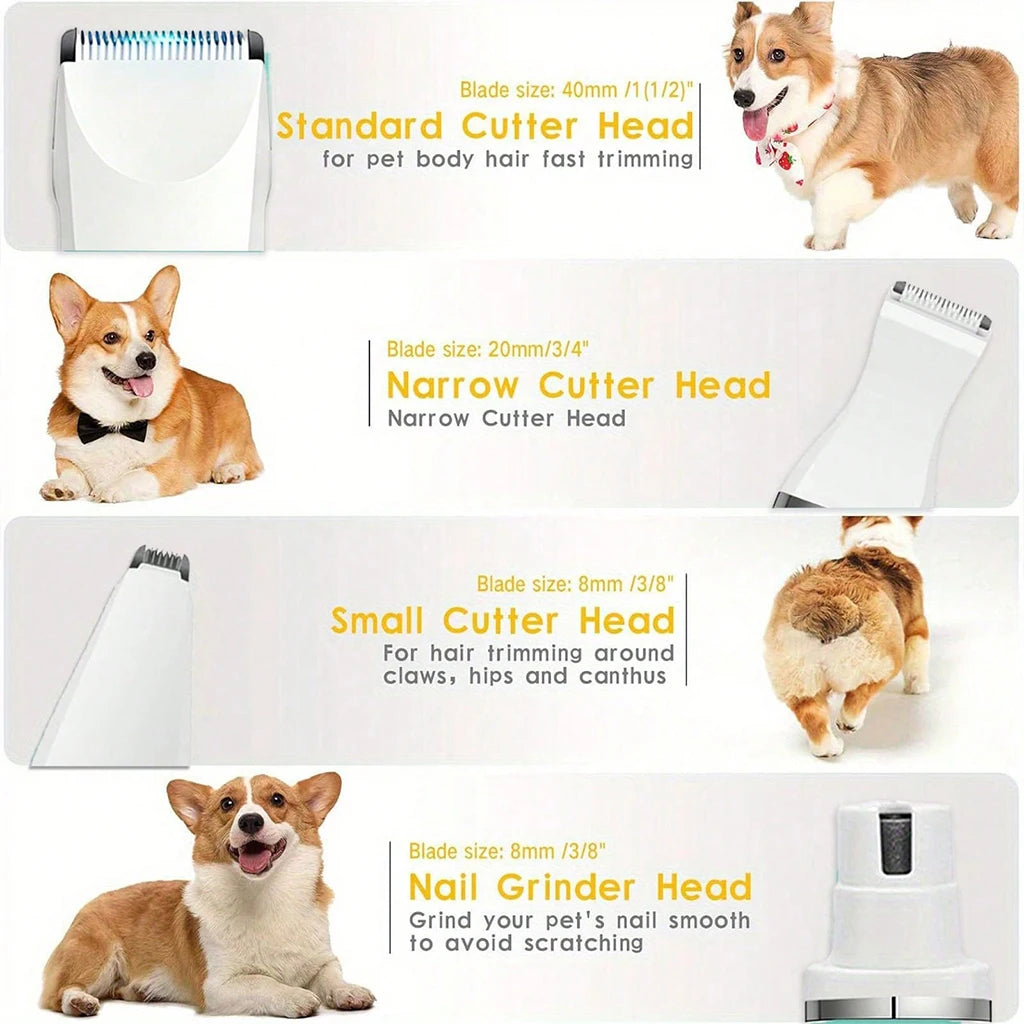 SHUYU Four-in-One Rechargeable Pet Grooming Trimmer