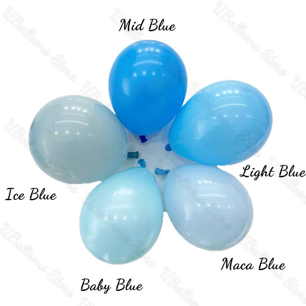 Blue Latex Balloons, Size & Pack Options