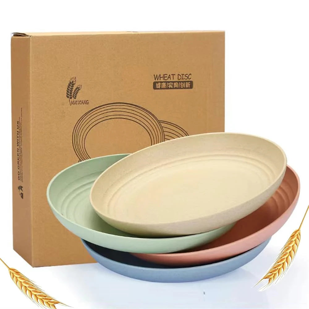 Reusable Lightweight Plates — 4 Pack