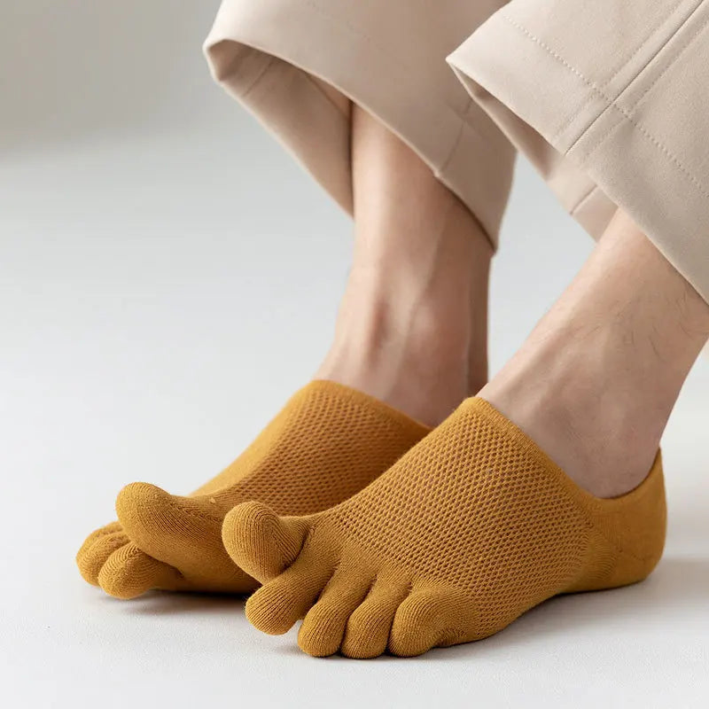 Men's Low-Cut Toe Socks – 3 Pairs