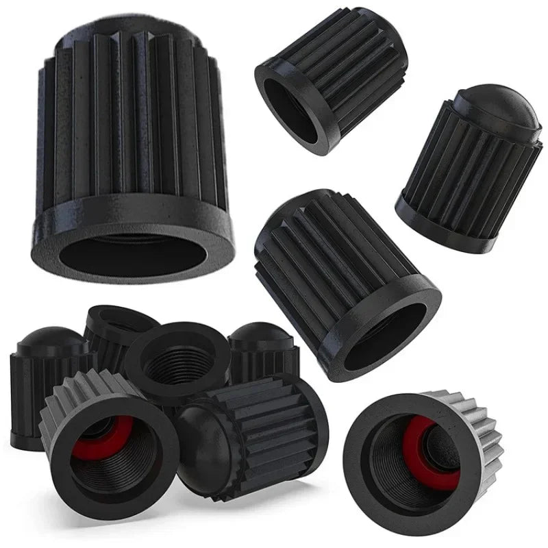 Plastic Schrader Valve Caps – Assorted Pack Sizes