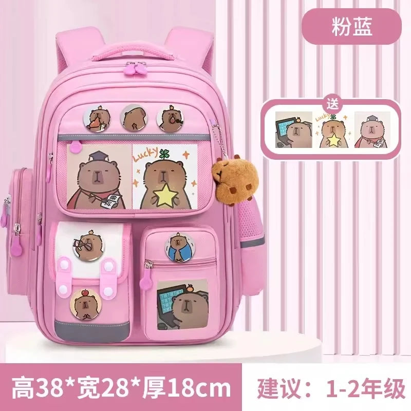 Capybara Kids' School Backpack