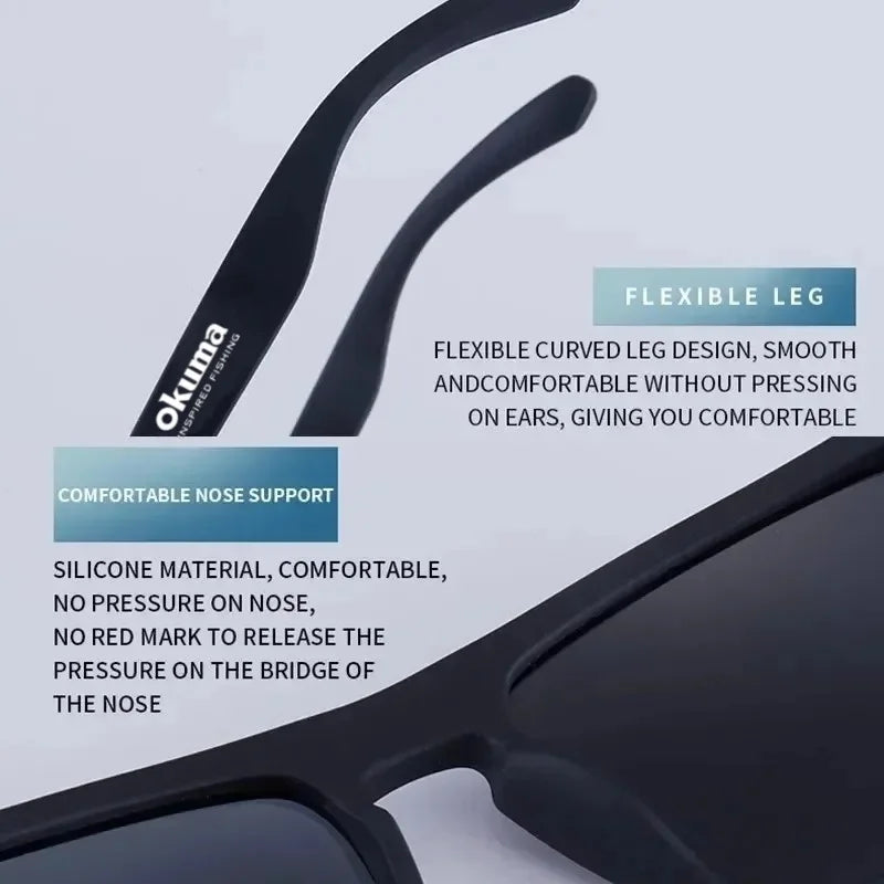 Polarized Fishing Sunglasses, Case Options