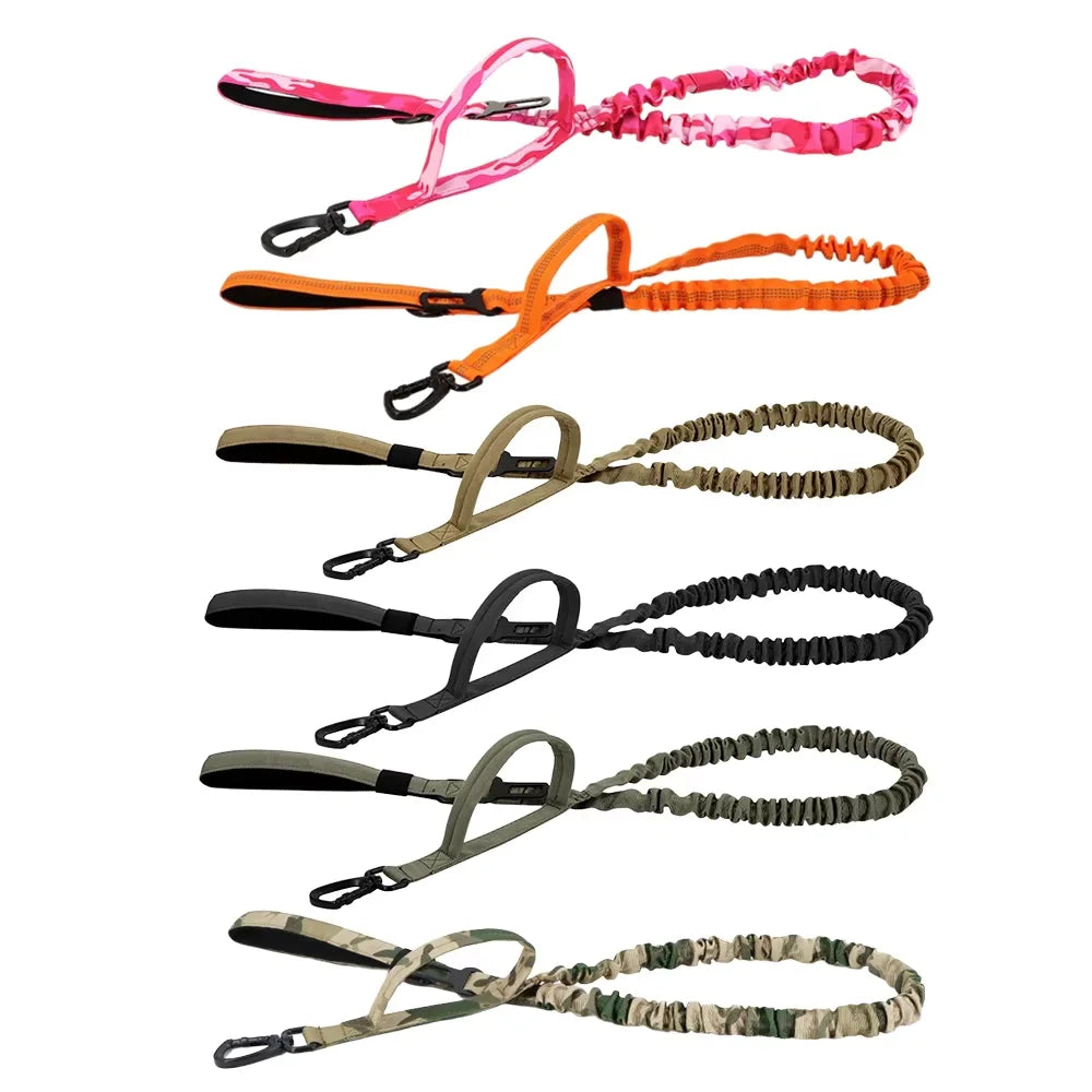 PETRAVEL Adjustable Nylon Dog Leash with Two Handles