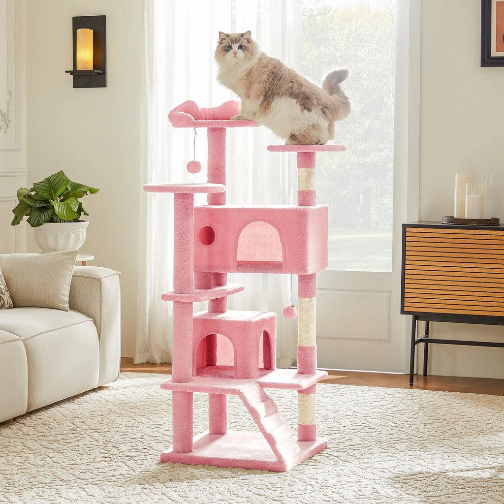 JHK 54" Cat Tree with Sisal Scratching Posts