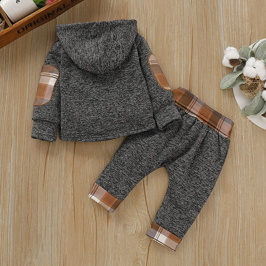 Baby Hooded Top and Pants Set