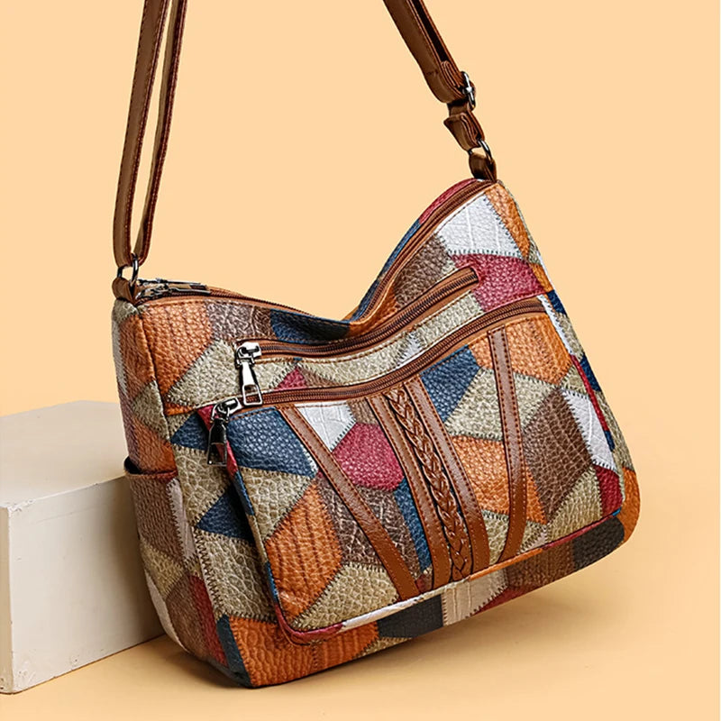 Yogodlns Women's Vintage-Style Crossbody Bag