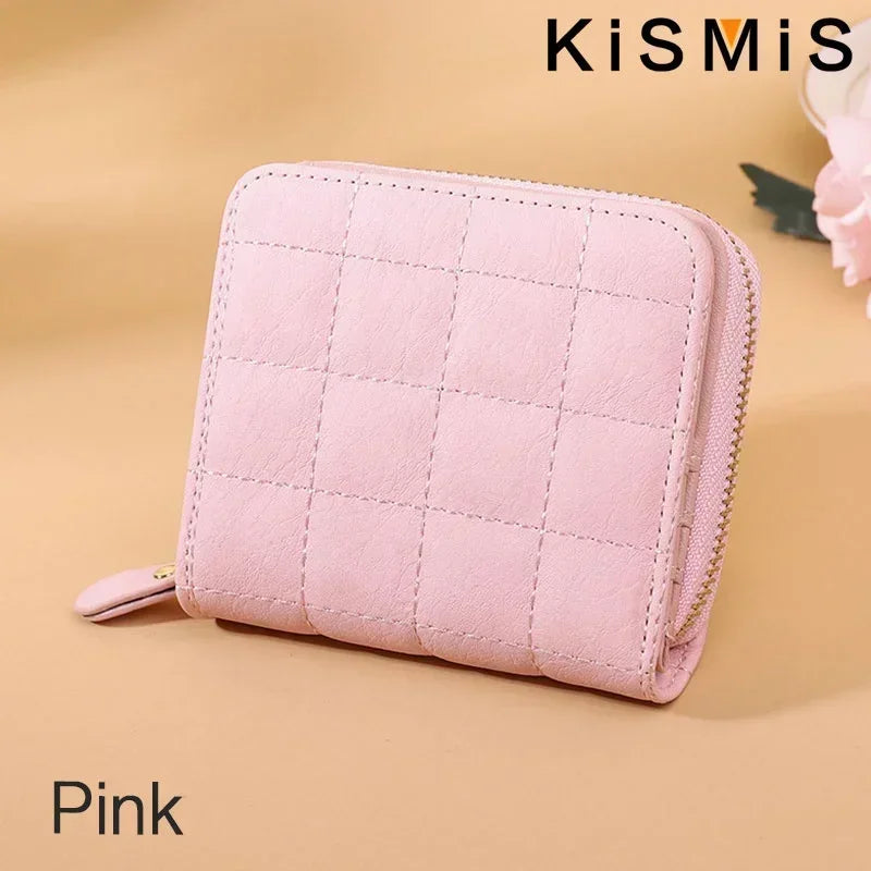 Women's Compact PU Card Wallet