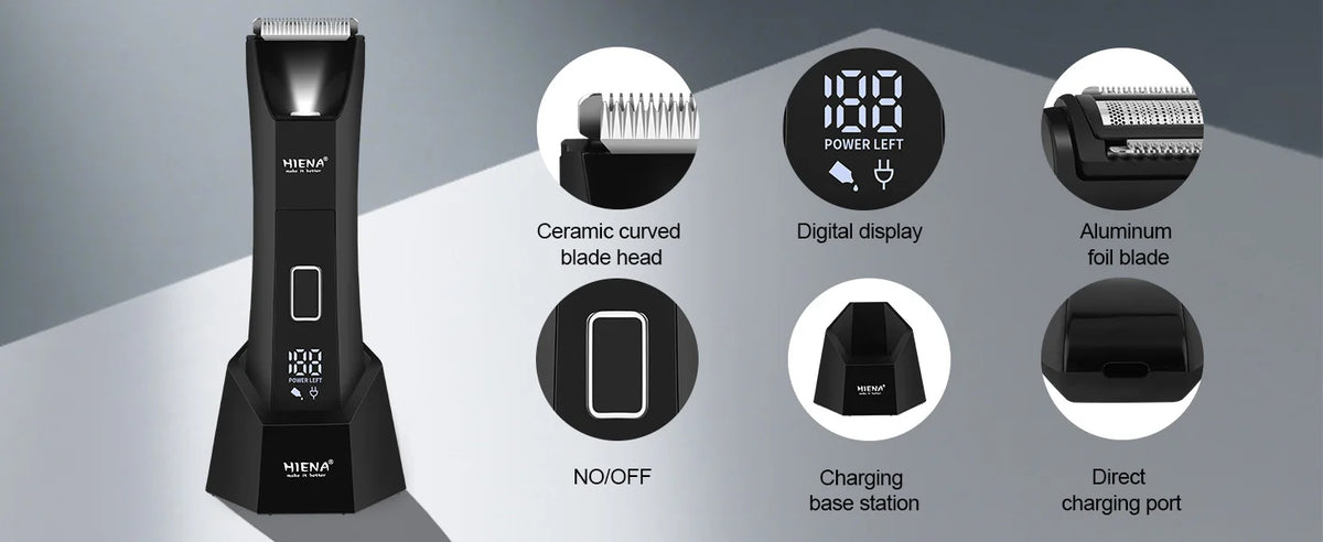 Rechargeable Body Hair Trimmer