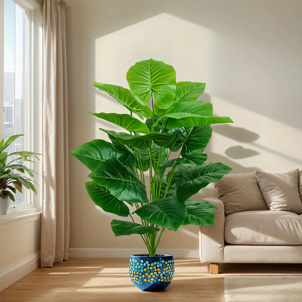 Artificial Palm Tree, 100 cm with 18 Leaves